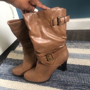 Style & Co. Amorie tan boots